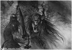 Beowulf kills Grendel\'s mother